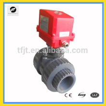 50mm 2 way/3 way motorized UPVC ball valve AC220V 1.6MPA for home-automation system, swimming pool equipment